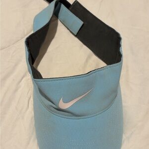 Nike Black and Blue Dri-FIT Visor